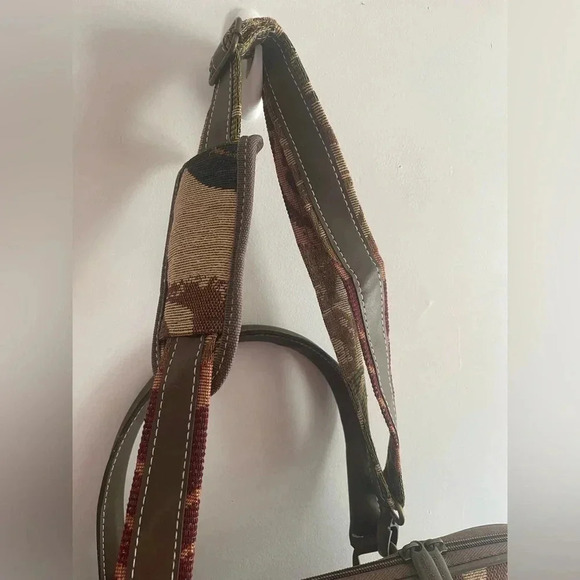 Vintage American Trunk & Case Tapestry 90s travel‎ bag Weekender EUC! - Picture 3 of 13